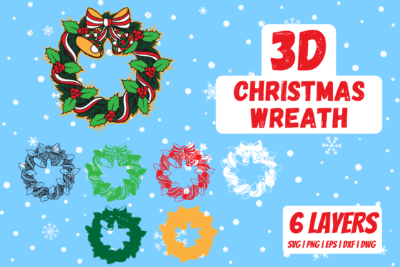 3D Christmas Wreath: A 3D SVG Brand Review