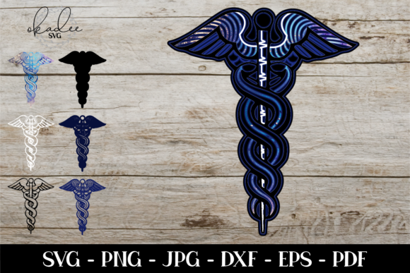3D Layered Caduceus, Mandala 3D SVG Shapes Review