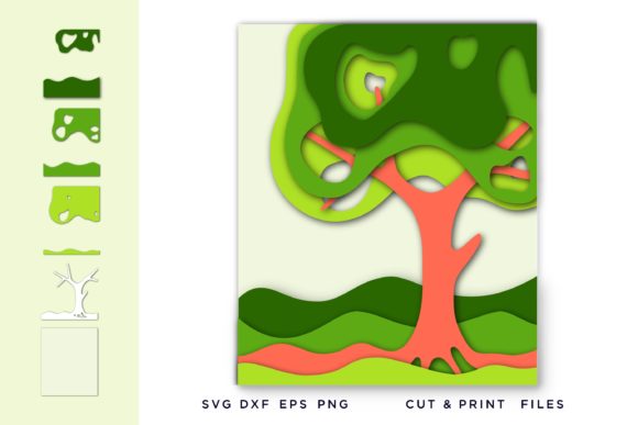 3D Tree Wave, Tree of Life Multi Color: A 3D SVG Shapes Review