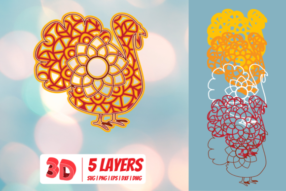 3D Turkey: A 3D SVG for Shadow Boxes and Branding