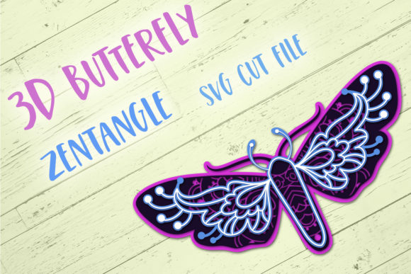 3D Zentangle Dragonfly 3D Papercut: A Publisher’s Review of This 3D SVG Shapes Asset