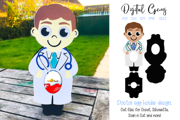 Doctor Egg Holder Design Review: 3D SVG Shapes for Branding