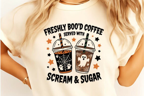 Freshly Boo’d Coffee SVG Design: Graphics and T-Shirt Designs Review