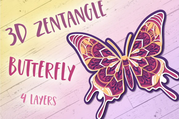 Review: 3D Zentangle Butterfly Embroidery Design